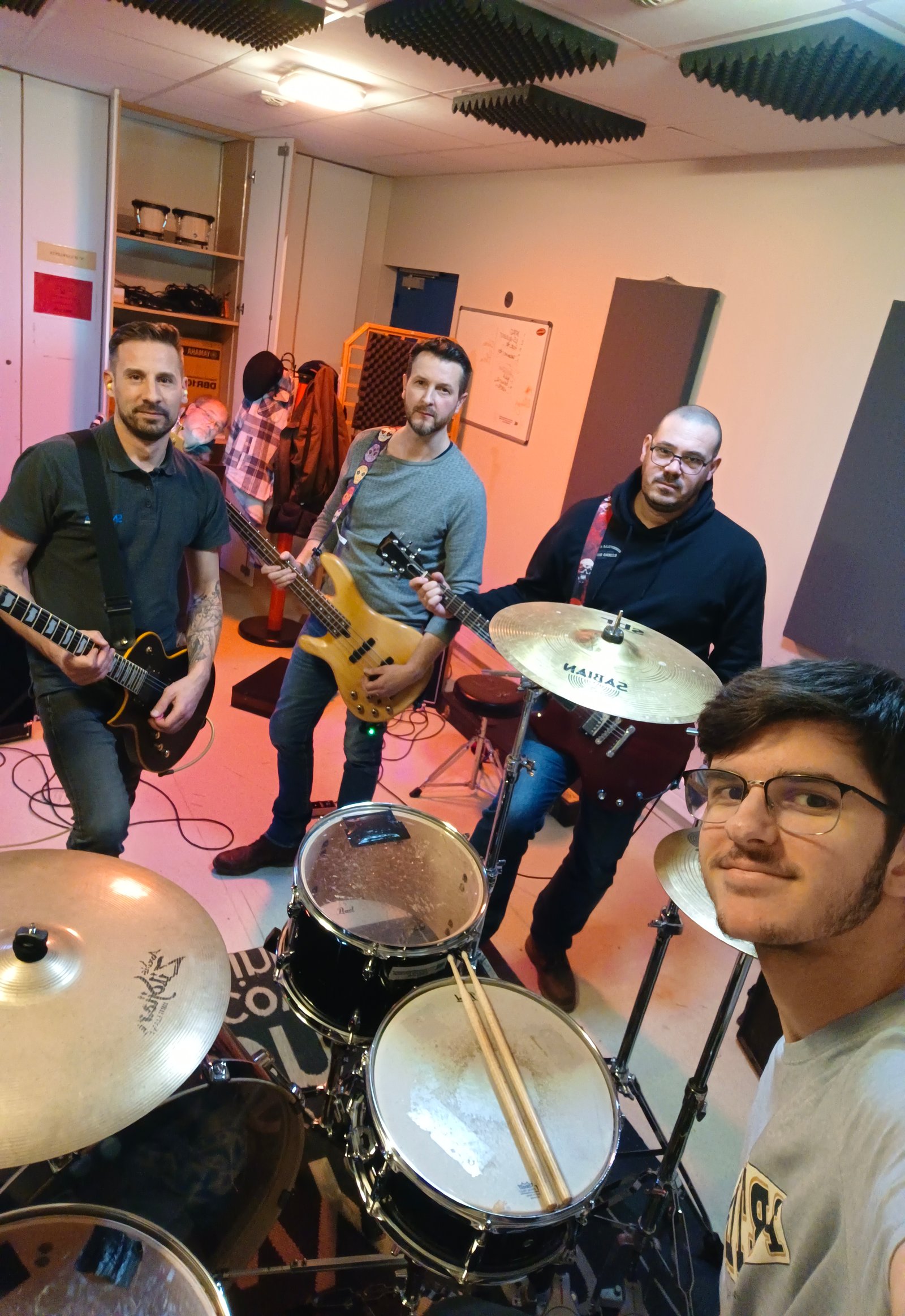 No Time Project en répétition