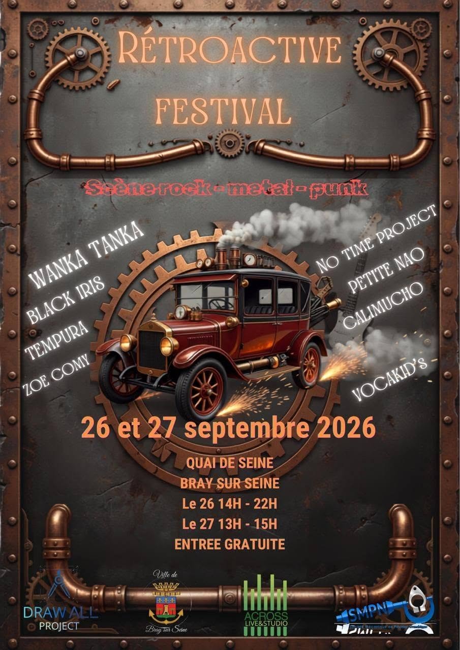 Affiche Retroactive Festival à Bray-sur-Seine