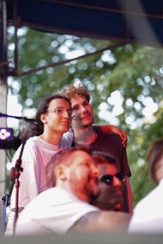 Enzo et Saïf au Parc en Fête de Nangis